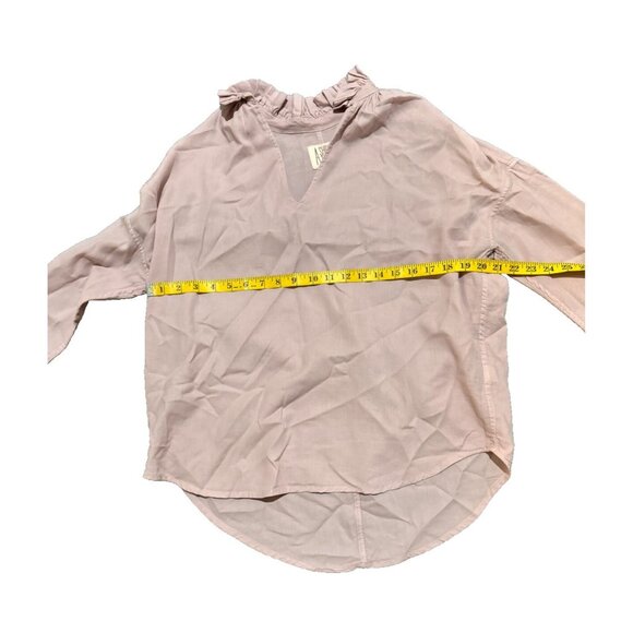 A SHIRT THING penelope cotton shirt Top Blouse - pink blouse size Small $245 - Picture 4 of 5